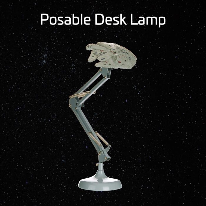 Paladone Millennium Falcon Posable Desk Lamp - Officially Licensed Disney Star Wars Merchandise - Star Wars Light Decor and Gifts for Men - Image 3