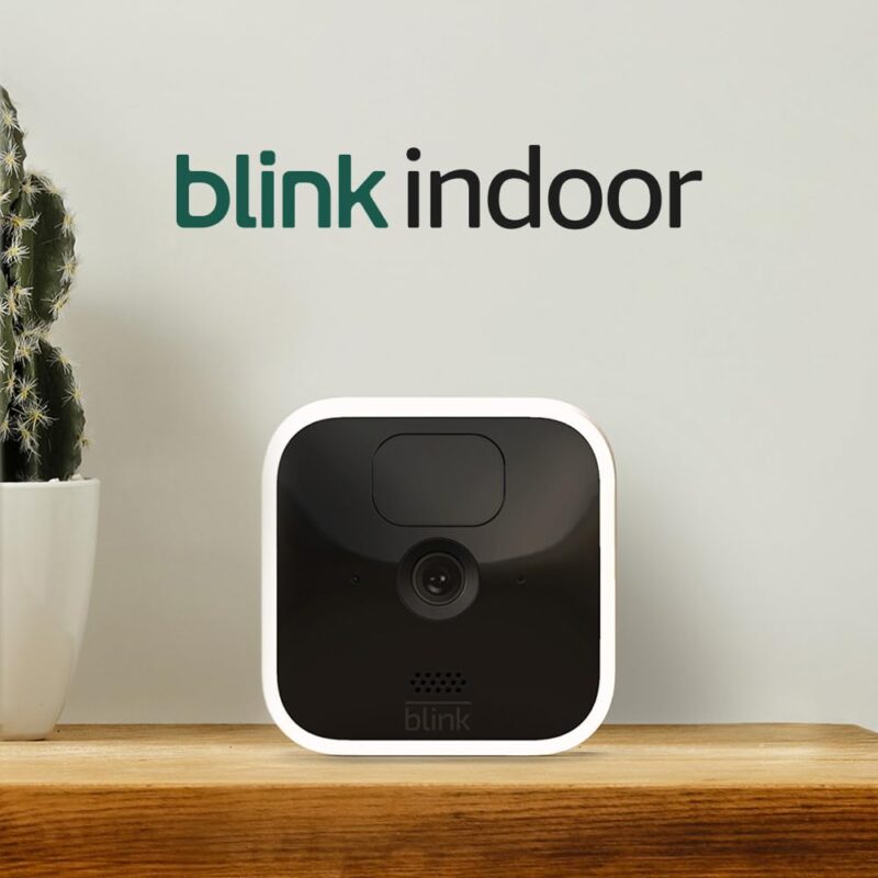 Blink Indoor - wireless, HD security camera with two-year battery life, motion detection, and two-way audio – 2 camera system