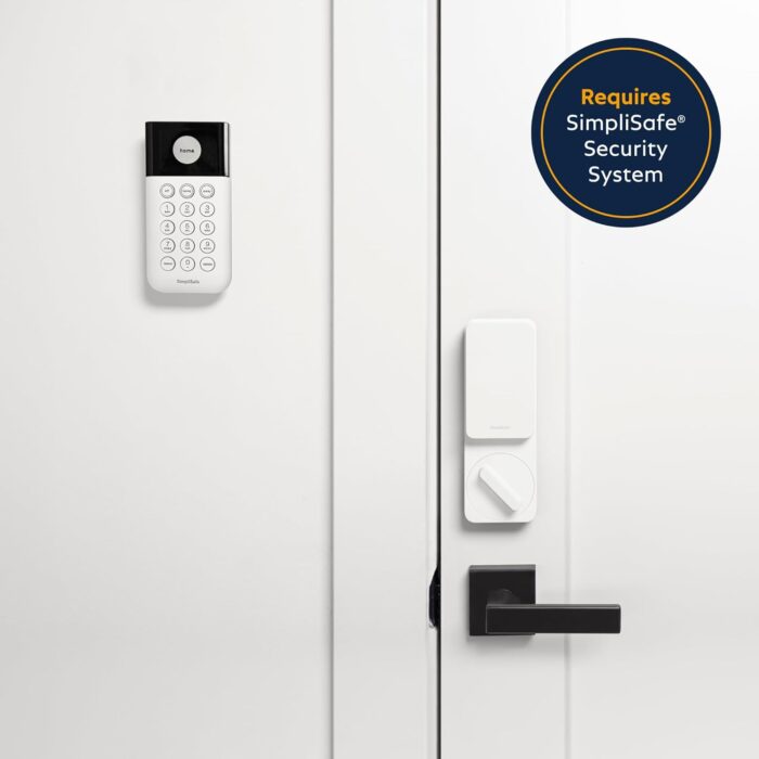 SimpliSafe Smart Lock Series 2 (White) for The Gen 3 Home Security System - Image 2