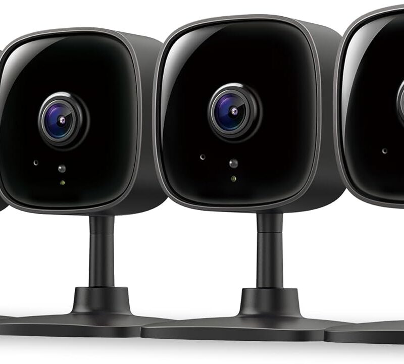 Tapo by TP-Link 1080P Indoor Security Camera for Baby Monitor, Pet Camera w/Motion Detection, 2-Way Audio, Night Vision, Cloud & SD Card Storage, Works w/Alexa & Google Home, Black, C101(4-Pack)