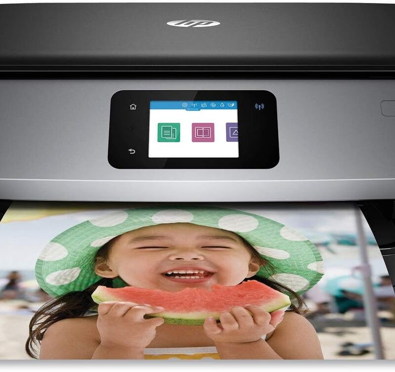 HP ENVY Photo 7155 All-in-One Color Photo Printer with Wireless Printing, HP Instant Ink, Works with Alexa (K7G93A)
