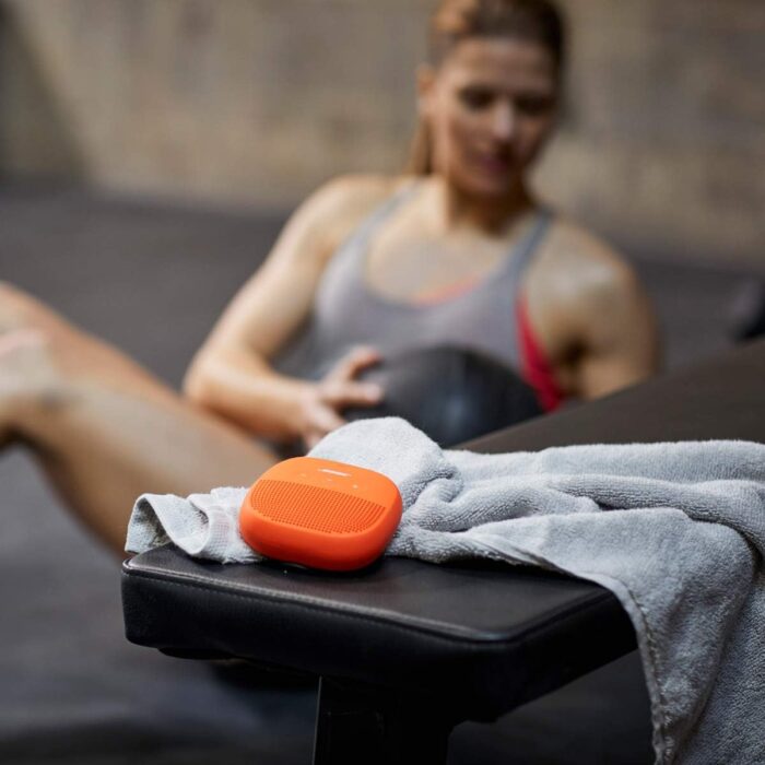 Bose SoundLink Micro: Small Portable Bluetooth Speaker (Waterproof), Bright Orange - Image 2