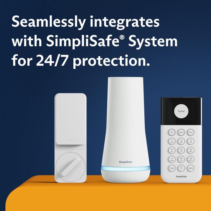 SimpliSafe Smart Lock Series 2 (White) for The Gen 3 Home Security System - Image 8