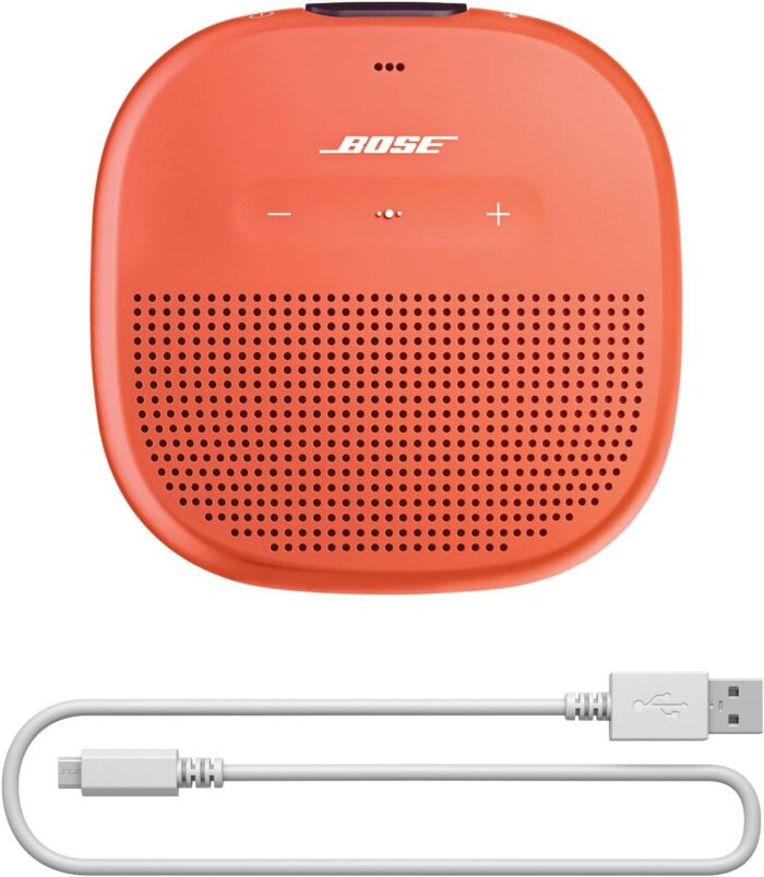Bose SoundLink Micro: Small Portable Bluetooth Speaker (Waterproof), Bright Orange - Image 3