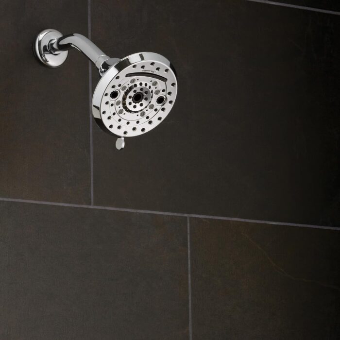 Oxygenics Amp Chrome Fixed Shower Head 1.8-GPM (6.8-LPM) - Image 3
