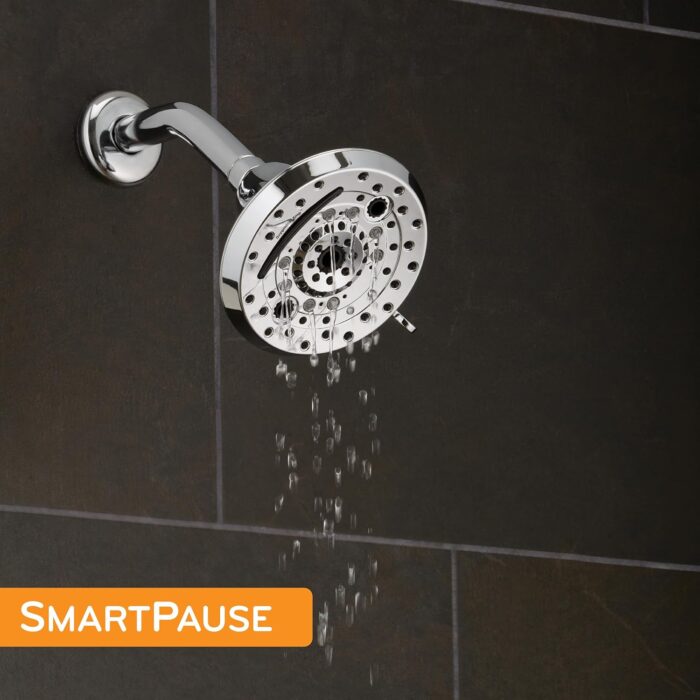 Oxygenics Amp Chrome Fixed Shower Head 1.8-GPM (6.8-LPM) - Image 15