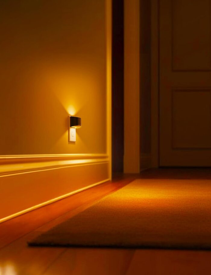 Night Light 2 Pack, L LOHAS LED Night Lights Plug into Wall, Dusk to Dawn Sensor Nightlight, 3 Level Brightness Adjustable, 1600K Amber Light - Image 6