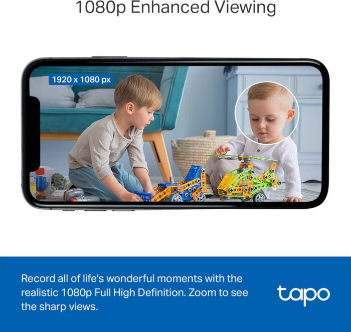 Tapo by TP-Link 1080P Indoor Security Camera for Baby Monitor, Pet Camera w/Motion Detection, 2-Way Audio, Night Vision, Cloud & SD Card Storage, Works w/Alexa & Google Home, Black, C101(4-Pack) - Image 3