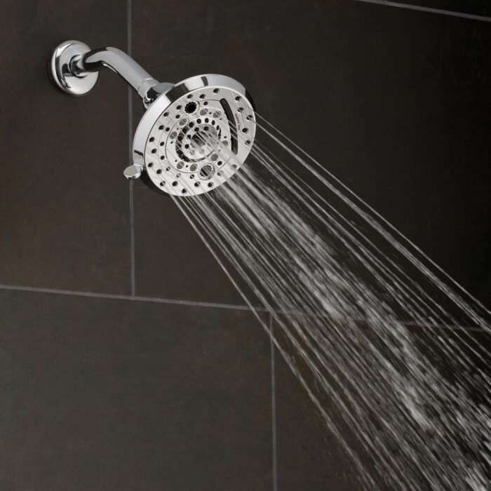 Oxygenics Amp Chrome Fixed Shower Head 1.8-GPM (6.8-LPM) - Image 11