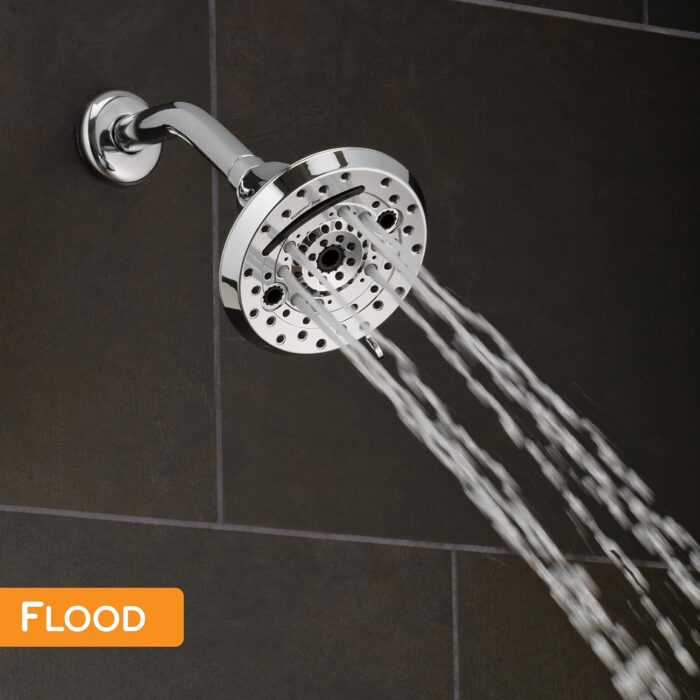 Oxygenics Amp Chrome Fixed Shower Head 1.8-GPM (6.8-LPM) - Image 14