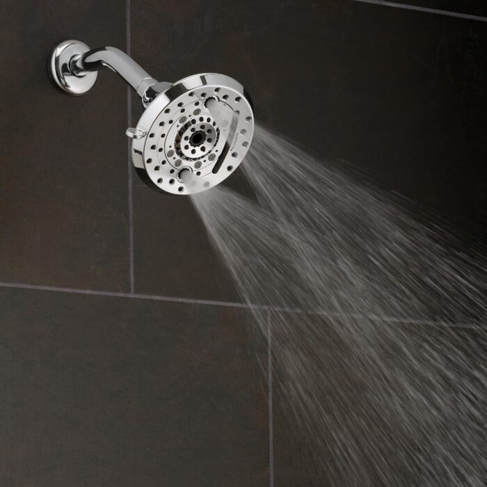 Oxygenics Amp Chrome Fixed Shower Head 1.8-GPM (6.8-LPM) - Image 5