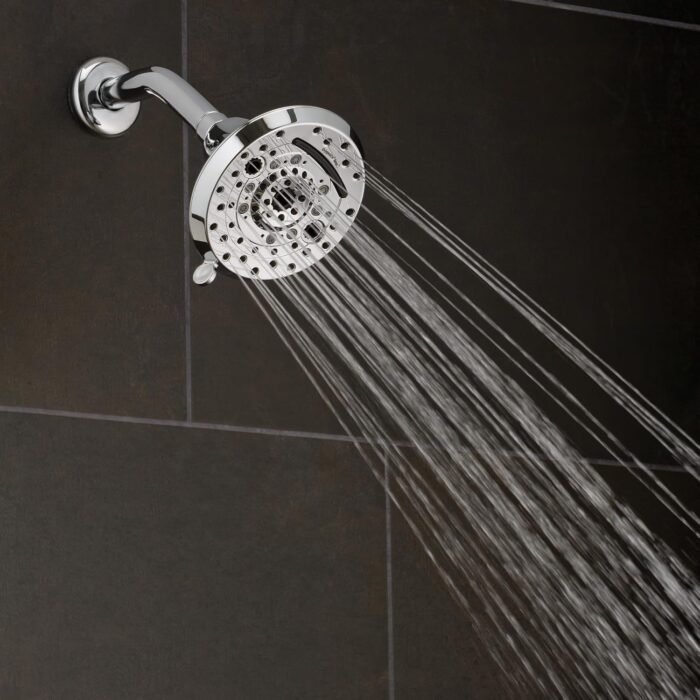 Oxygenics Amp Chrome Fixed Shower Head 1.8-GPM (6.8-LPM) - Image 9