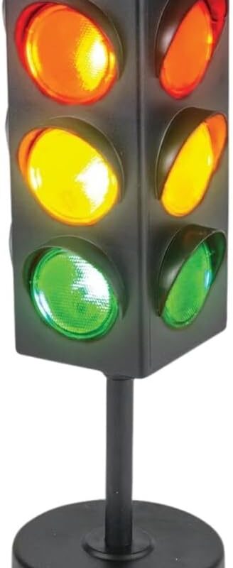 Rhode Island Novelty Eltrali 8 Inch Traffic Light Table Lamp