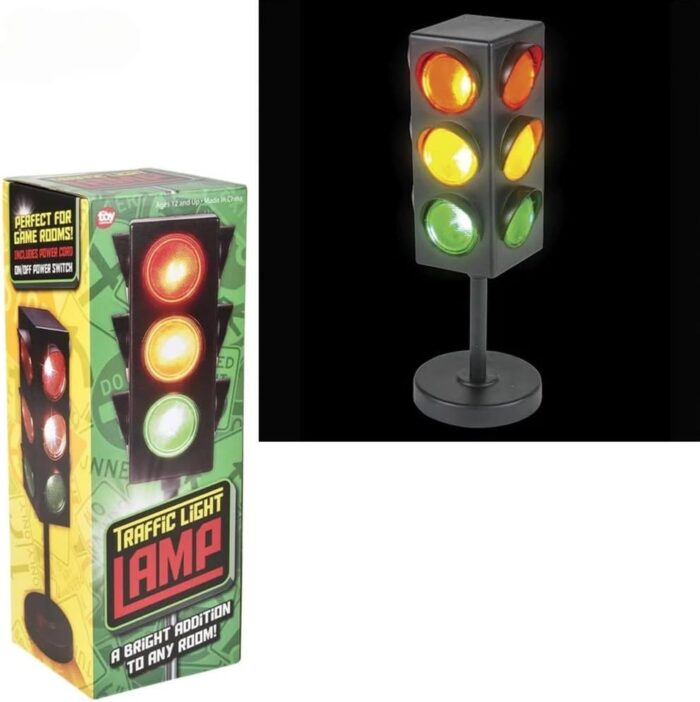 Rhode Island Novelty Eltrali 8 Inch Traffic Light Table Lamp - Image 2