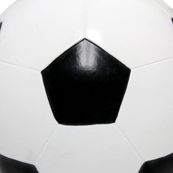 Simple Designs LT1079-SCR SportsLite 11.5" Tall Athletic Sports Soccer Ball Ceramic Bedside Table Desk Lamp w White Empire Fabric Shade w Black Trim for Kids' Room, Nursery, Bedroom,Gameroom, Mancave - Image 7