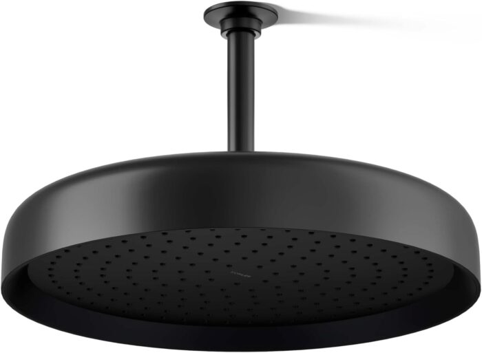 KOHLER 26292-BL Statement™ Round 14" Single-Funtion 2.5 gpm Rainhead, Matte Black