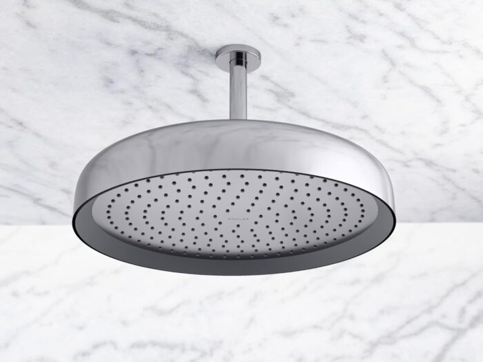KOHLER 26292-BL Statement™ Round 14" Single-Funtion 2.5 gpm Rainhead, Matte Black - Image 7