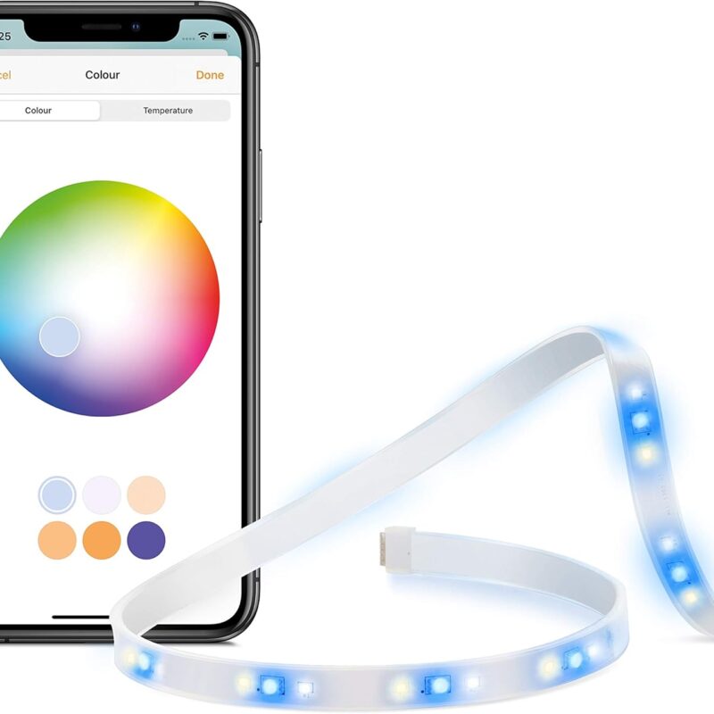 Eve Light Strip - Apple HomeKit Smart Home LED Lights Strip, Full Color Spectrum and White, 1800 Lumens