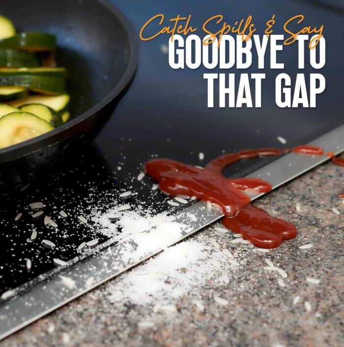 Linda’s Essentials Stove Gap Covers Stainless Steel (2 Pack), 316 Stainless Steel Stove Gap Covers Heat Resistant Oven Gap Filler Seals Spaces Between Stovetop and Counter (25.4 Inches, Silver(Steel)) - Image 4