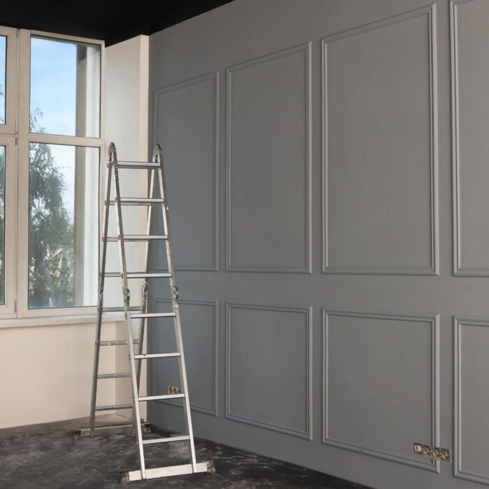 Pangda 3 Set Peel and Stick Wall Molding Kit, Premade Accent Molding Wainscoting Panel for Interior Wall Moulding Decor, Ready to Assemble Wainscoting Accent Panel (54 x 24 in) - Image 5