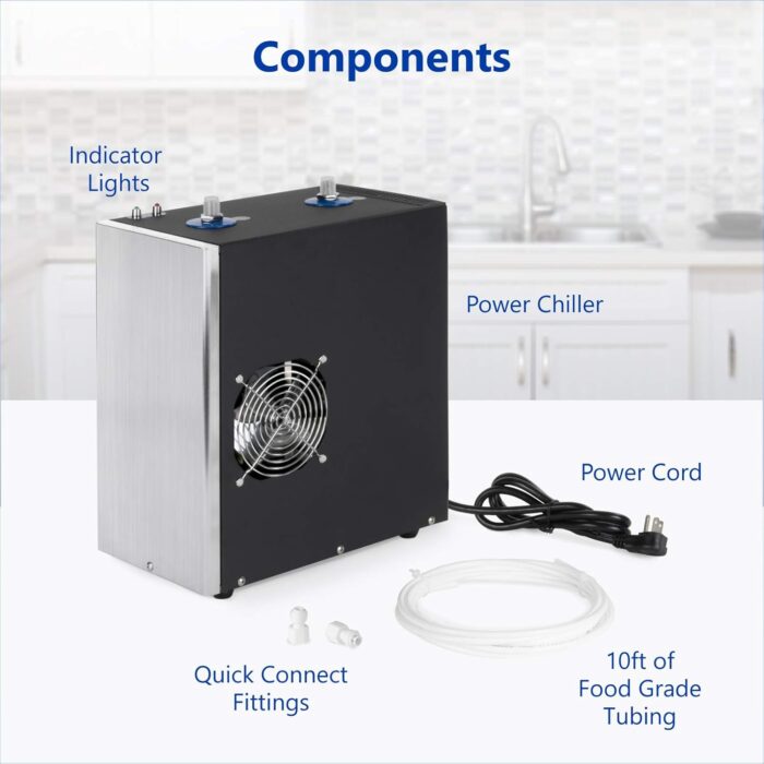 Express Water Universal Chiller Cooling System for Water Filters – Compatible with Reverse Osmosis Filtration Systems – Includes ¼” Quick Connect Set-Up - Image 4