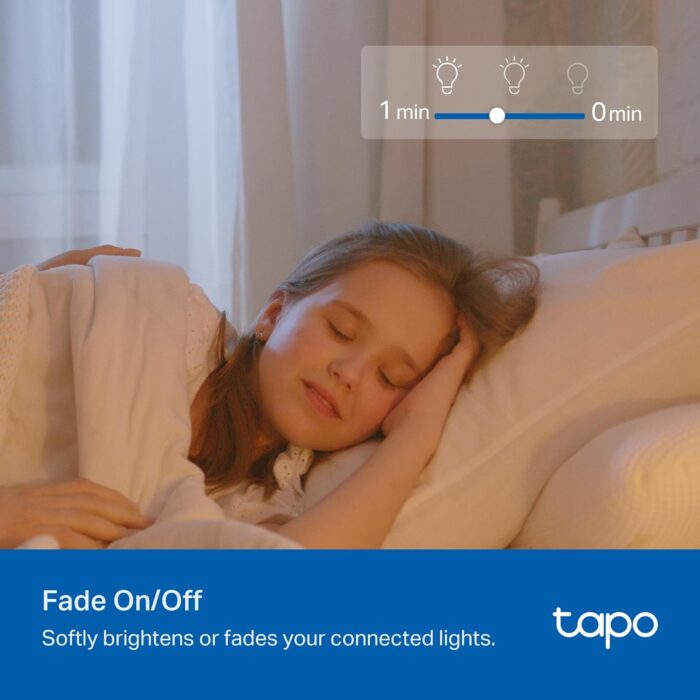 TP-Link Tapo Smart Dimmer Switch, Single Pole, Neutral Wire Required, 2.4GHz Wi-Fi Light Switch Compatible with Alexa and Google Home, UL Certified, No Hub Required, White, Tapo S500D(4-Pack) - Image 4