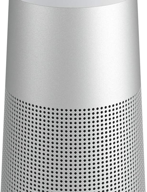 Bose SoundLink Revolve (Series II) Portable Bluetooth Speaker – Wireless Water-Resistant Speaker with 360° Sound, Silver