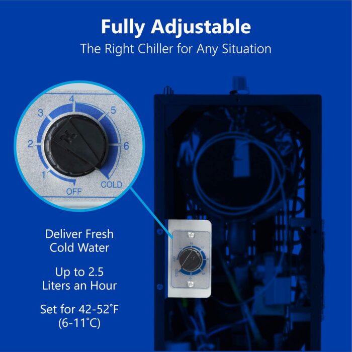 Express Water Universal Chiller Cooling System for Water Filters – Compatible with Reverse Osmosis Filtration Systems – Includes ¼” Quick Connect Set-Up - Image 3