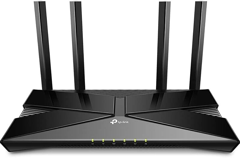 TP-Link Smart WiFi 6 Router (Archer AX10) – 4 Gigabit LAN Ports, Dual Band 802.11AX Router, Beamforming, OFDMA, MU-MIMO, Parental Controls, Dual-Core 900MHz Processor, Works with Alexa