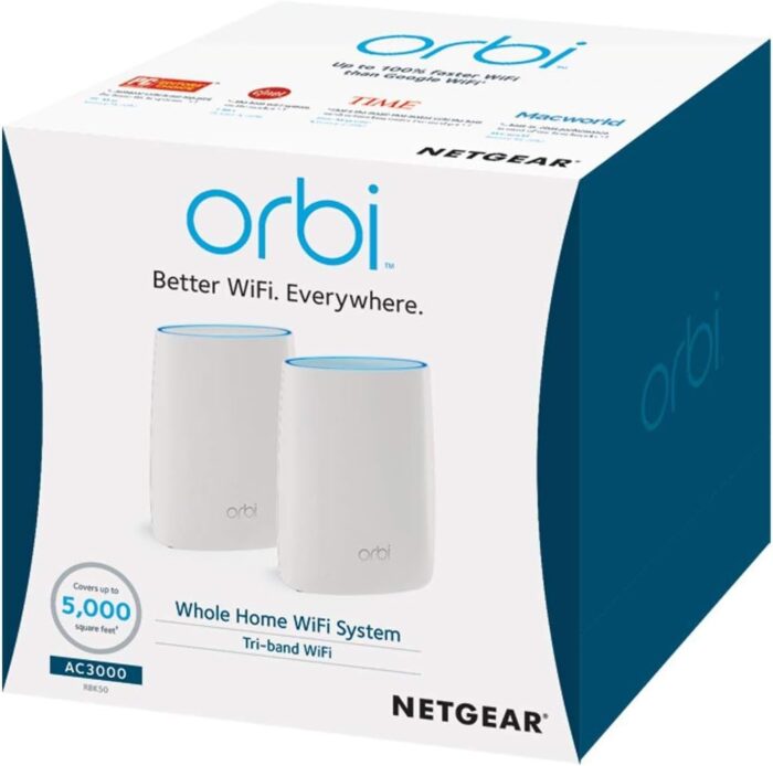 NETGEAR Orbi Home Mesh WiFi System (RBK50) (Renewed) - Image 7