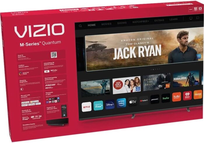 VIZIO 65-Inch M-Series 4K QLED HDR Smart TV with Voice Remote, Dolby Vision, HDR10+, Alexa Compatibility, VRR with AMD FreeSync, M65Q6-J09, 2022 Model - Image 5