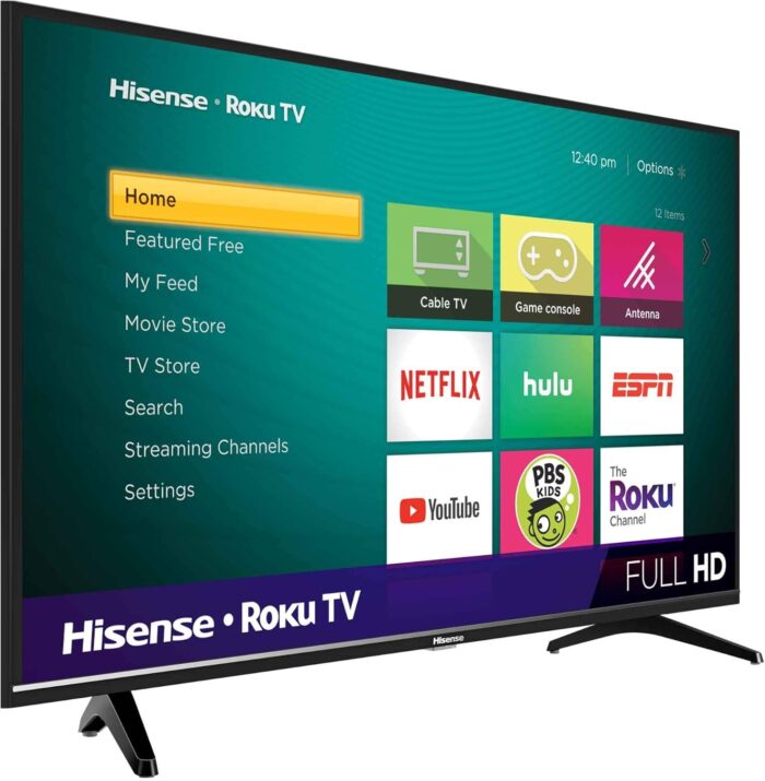 Hisense 40H4F 40-Inch LED Roku Smart TV with Alexa Compatibility (2020) (Renewed) - Image 4