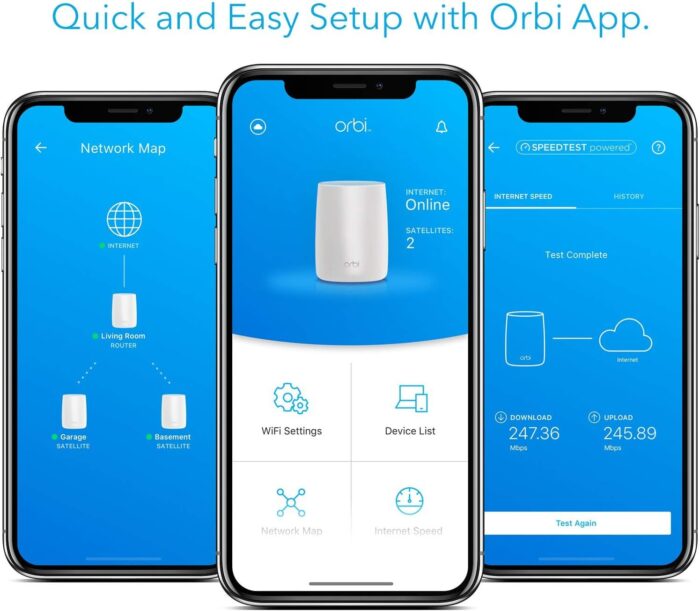 NETGEAR Orbi Home Mesh WiFi System (RBK50) (Renewed) - Image 6