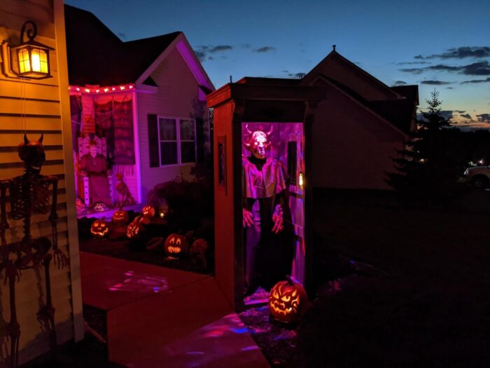 Hompavo 【Upgraded】 LED Flame Light Bulbs, 4 Modes Flickering Light Bulbs with Upside Down Effect, E26/E27 Flame Bulb for Halloween Christmas Party Patio Porch Home Indoor & Outdoor Decorations - 2 - Image 5