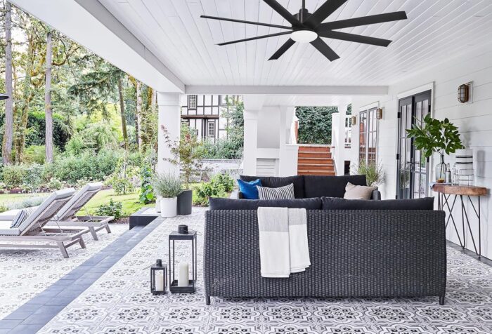 MINKA-AIRE F888L-CL Slipstream 65 Inch Outdoor Ceiling Fan with Dimmable LED Light and DC Motor in Coal Finish - Image 7