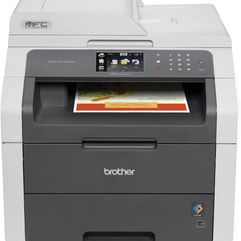 Brother MFC9130CW Wireless All-In-One Printer with Scanner, Copier and Fax, Amazon Dash Replenishment Ready