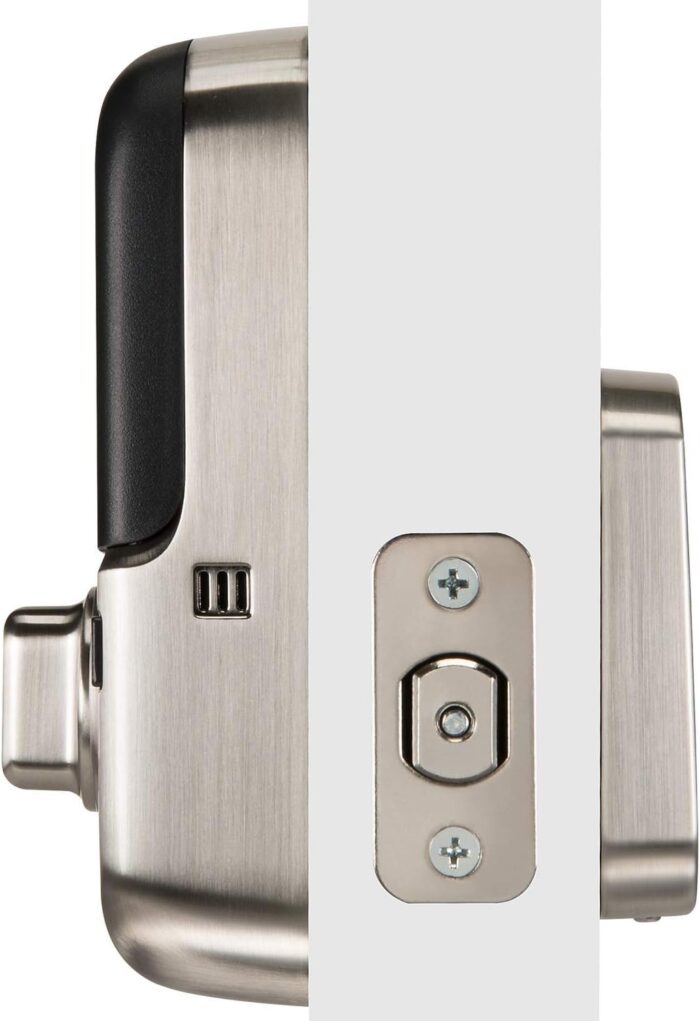 Yale Security Deadbolt Lock, Satin Nickel Keyless Non-Connected Entry Door Lock with Digital Keypad Touchscreen for Code Entry, ‎YRD256-NR-619 - Image 3