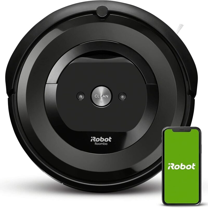 iRobot Roomba E5 (5150) Robot Vacuum - Wi-Fi Connected, Compatible with Alexa, Ideal for Pet Hair, Carpets, Hard, Self-Charging Robotic Vacuum, Black (Renewed)