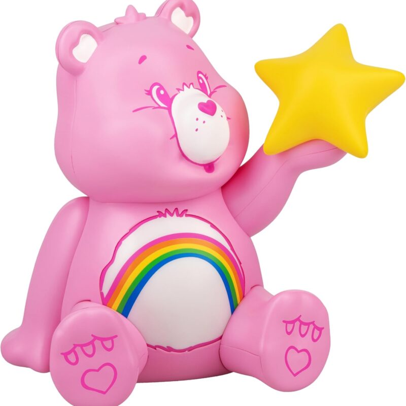 Paladone Care Bears Cheer Bear GloBuddies Night Light, Officially Licensed 3D LED Mood Lamp, Battery Powered Bedroom & Desk Décor, Collectible Gift for Pop Culture Fans