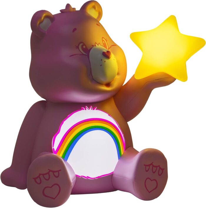 Paladone Care Bears Cheer Bear GloBuddies Night Light, Officially Licensed 3D LED Mood Lamp, Battery Powered Bedroom & Desk Décor, Collectible Gift for Pop Culture Fans - Image 3