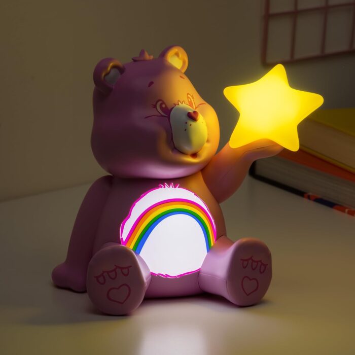 Paladone Care Bears Cheer Bear GloBuddies Night Light, Officially Licensed 3D LED Mood Lamp, Battery Powered Bedroom & Desk Décor, Collectible Gift for Pop Culture Fans - Image 5