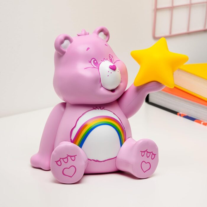 Paladone Care Bears Cheer Bear GloBuddies Night Light, Officially Licensed 3D LED Mood Lamp, Battery Powered Bedroom & Desk Décor, Collectible Gift for Pop Culture Fans - Image 4