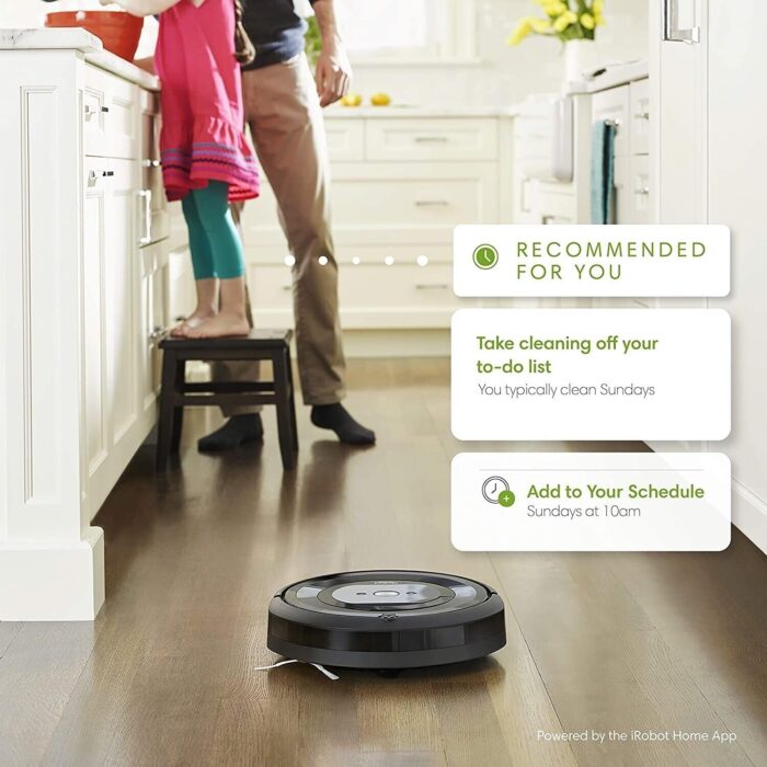 iRobot Roomba E5 (5150) Robot Vacuum - Wi-Fi Connected, Compatible with Alexa, Ideal for Pet Hair, Carpets, Hard, Self-Charging Robotic Vacuum, Black (Renewed) - Image 3
