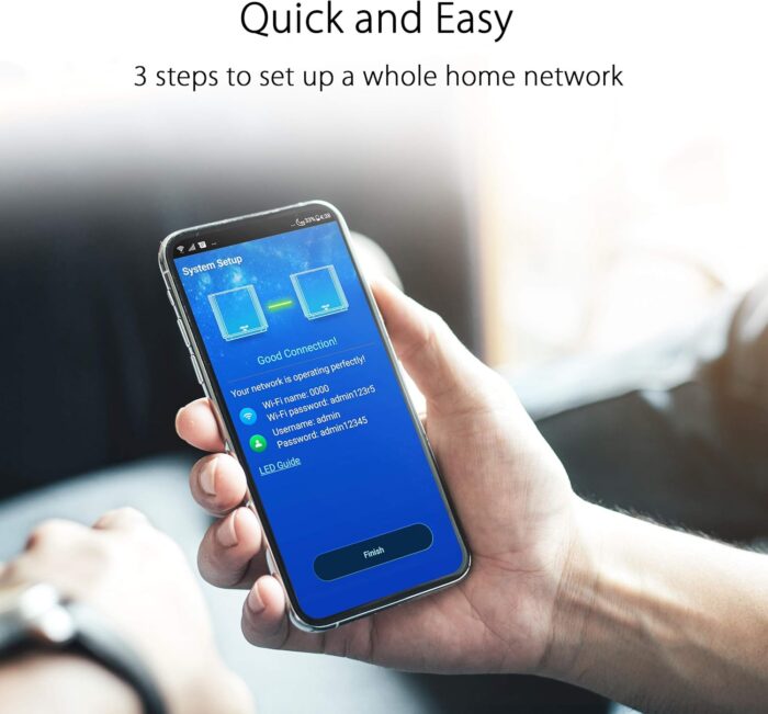ASUS ZenWiFi AX6600 Tri-Band Mesh WiFi 6 System (XT8 2PK) - Whole Home Coverage up to 5500 sq.ft & 6+ rooms, AiMesh, Included Lifetime Internet Security, Easy Setup, 3 SSID, Parental Control, White - Image 5