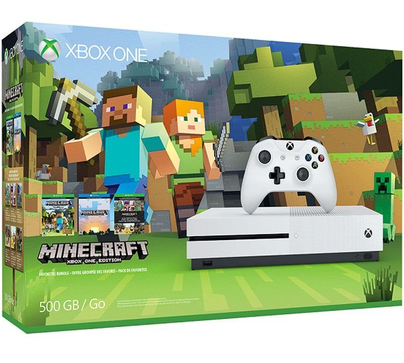Xbox One S 500GB Console - Minecraft Bundle [Discontinued]