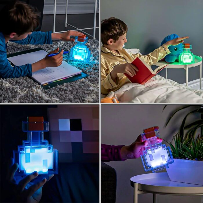Potion Bottle Light Color Changing LED Table Lamp Mood Light for Bedroom, Desk, Living Room, Playroom Home Decor Video Game Gifts - Image 5
